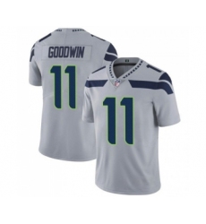 Men's Seattle Seahawks #11 Marquise Goodwin Gray Vapor Untouchable Limited Stitched Jersey