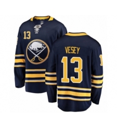 Youth Buffalo Sabres #13 Jimmy Vesey Fanatics Branded Navy Blue Home Breakaway Hockey Jersey