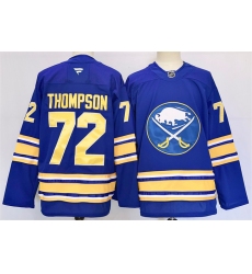 Men's Buffalo Sabres #72 Tage Thompson Blue 2024-25 Stitched Jersey