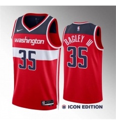 Men's Washington Wizards #35 Marvin Bagley III Red Icon Edition Stitched Basketball Jersey