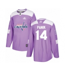 Youth Washington Capitals #14 Richard Panik Authentic Purple Fights Cancer Practice Hockey Jersey