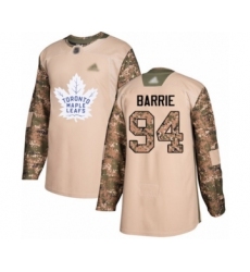 Youth Toronto Maple Leafs #94 Tyson Barrie Authentic Camo Veterans Day Practice Hockey Jersey