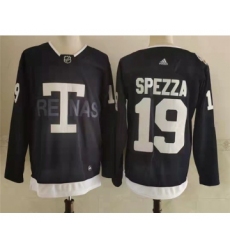 Men's Toronto Maple Leafs 19 Jason Spezza Navy 2022 NHL Heritage Classic Adidas Jersey