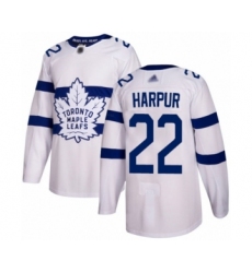 Men's Toronto Maple Leafs #22 Ben Harpur Authentic White 2018 Stadium Series Hockey Jersey