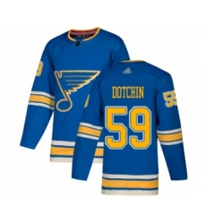 Youth St. Louis Blues #59 Jake Dotchin Authentic White Away Hockey Jersey