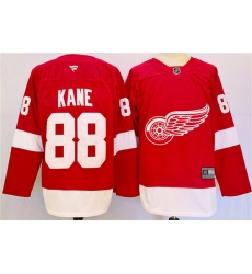 Men's Detroit Red Wings #88 Patrick Kane Red 2024-25 Stitched Jersey