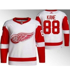 Men's Detroit Red Wings #88 Patrick Kane White Authentic Jersey