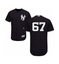 Men's New York Yankees #67 Nestor Cortes Jr. Navy Blue Alternate Flex Base Authentic Collection Baseball Player Jersey