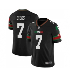 Men's Nike Dallas Cowboys #7 Trevon Diggs Black Mexico Vapor Limited Stitched Football Jersey