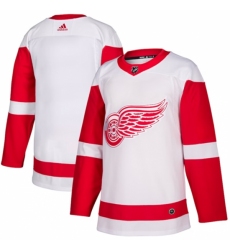 Men's Detroit Red Wings Blank White Stitched Jersey