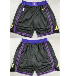 Men's Los Angeles Lakers Black Shorts