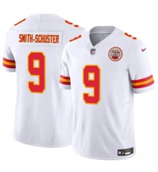 Men’s Kansas City Chiefs #9 JuJu Smith-Schuster White 2023 F.U.S.E Vapor Untouchable Limited Stitched Football Jersey