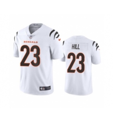 Men's Cincinnati Bengals #23 Daxton Hill White Vapor Untouchable Limited Stitched Jersey