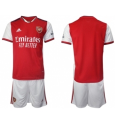 Men 2021-2022 Club Arsenal home red blank Soccer Jersey