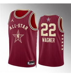 Men's 2024 All-Star #22 Franz Wagner Crimson Stitched Basketball Jersey