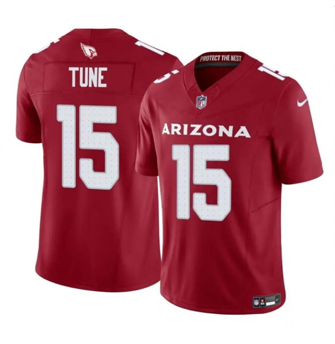 Men's Arizona Cardinals #15 Clayton Tune Red 2023 F.U.S.E. Vapor Untouchable Limited Football Stitched Jersey