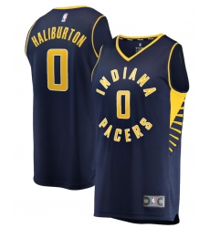 Men's Indiana Pacers #0 Tyrese Haliburton Fanatics Branded Blue 2022-23 Fastbreak Jersey