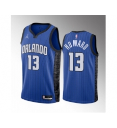 Men's Orlando Magic #13 Jett Howard Blue 2023 Draft Statement Edition Stitched Basketball Jersey