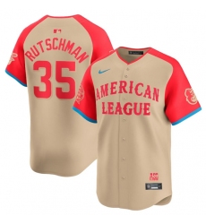 Men's American League #35 Adley Rutschman Cream 2024 All-Star Limited Stitched Baseball Jersey