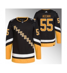 Men's Pittsburgh Penguins #55 Noel Acciari Black 2021-22 Alternate Primegreen Stitched Jersey