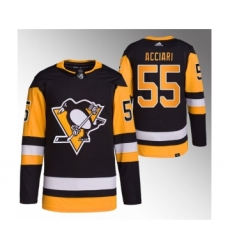 Men's Pittsburgh Penguins #55 Noel Acciari Black Stitched Jersey