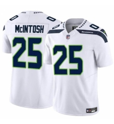 Youth Seattle Seahawks #25 Kenny McIntosh White 2024 F U S E Vapor Limited Stitched Football Jersey