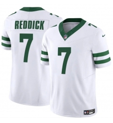 Men's New York Jets #7 Haason Reddick White 2024 F.U.S.E. Vapor Limited Football Stitched Jersey