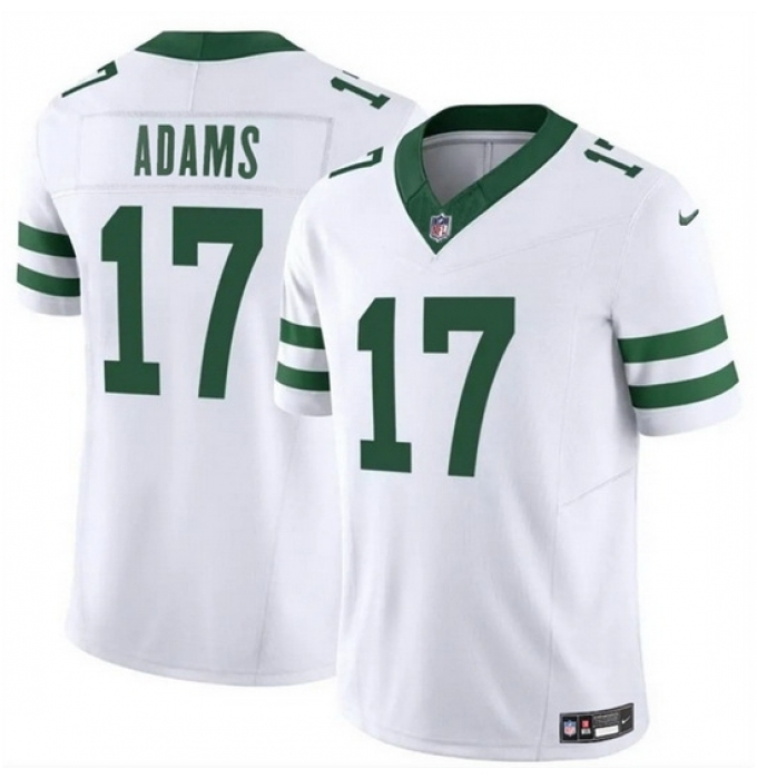 Youth New York Jets #17 Davante Adams White 2024 F U S E Vapor Limited Stitched Jersey