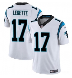 Men's Carolina Panthers #17 Xavier Legette White 2024 Draft Vapor Limited Football Stitched Jersey
