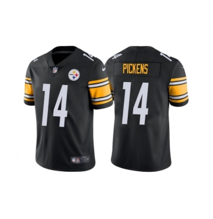 Men's Pittsburgh Steelers #14 George Pickens Black Vapor Untouchable Limited Stitched Jersey