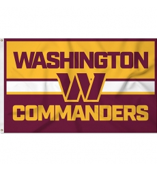 2Pcs Rico Industries NFL Football Bold 3' x 5' Banner Flag Single Sided Home Décor_