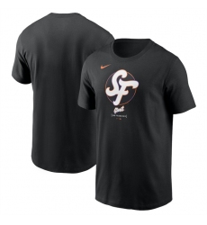 Men's San Francisco Giants Black 2025 City Connect Large Logo T-Shirt