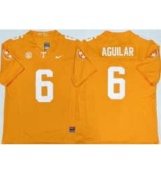 Men's Tennessee Volunteers #6 Joey Aguilar Orange 2025 F.U.S.E. Stitched Jersey