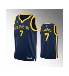 Men's Golden State Warriors #7 Patrick Baldwin Jr. Navy Statement EditionStitched Jersey