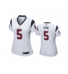 Women’s Houston Texans #5 Jalen Pitre White Game Jersey