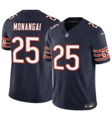Men's Chicago Bears #25 Kyle Monangai Navy 2025 F.U.S.E. Vapor Untouchable Limited Football Stitched Jersey