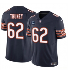 Men's Chicago Bears #62 Joe Thuney Navy 2025 F.U.S.E. With 1-Star C Vapor Untouchable Limited Stitched Football Jersey