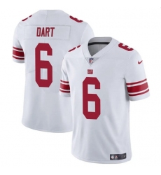 Men's New York Giants #6 Jaxson Dart White 2025 Draft Vapor Untouchable Limited Football Stitched Jersey