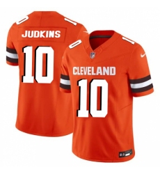 Men's Cleveland Browns #10 Quinshon Judkins 2025 Vapor Limited Football Stitched Jersey