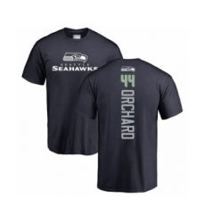 Football Seattle Seahawks #44 Nate Orchard Navy Blue Backer T-Shirt