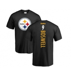 Football Pittsburgh Steelers #9 Chris Boswell Black Backer T-Shirt