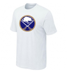 NHL Men's Buffalo Sabres Big & Tall Logo T-Shirt - White