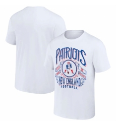 Men's New England Patriots White X Darius Rucker Collection Vintage Football T Shirt