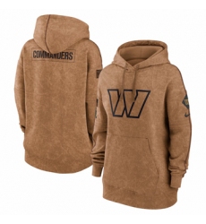 Women's Washington Commanders Nike Brown 2023 Salute to Service Pullover Hoodie