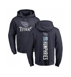 Football Tennessee Titans #10 Adam Humphries Navy Blue Backer Pullover Hoodie