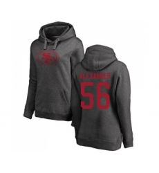 Football Women's San Francisco 49ers #56 Kwon Alexander Ash One Color Pullover Hoodie