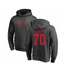 Football Buffalo Bills #70 Cody Ford Ash One Color Pullover Hoodie