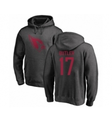 Football Arizona Cardinals #17 Hakeem Butler Ash One Color Pullover Hoodie