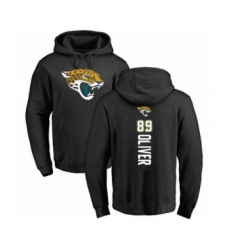 Football Jacksonville Jaguars #89 Josh Oliver Black Backer Pullover Hoodie
