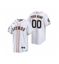 Men's Houston Astros ACTIVE PLAYER Custom White 2022 World Series Home Stitched Baseball Jersey